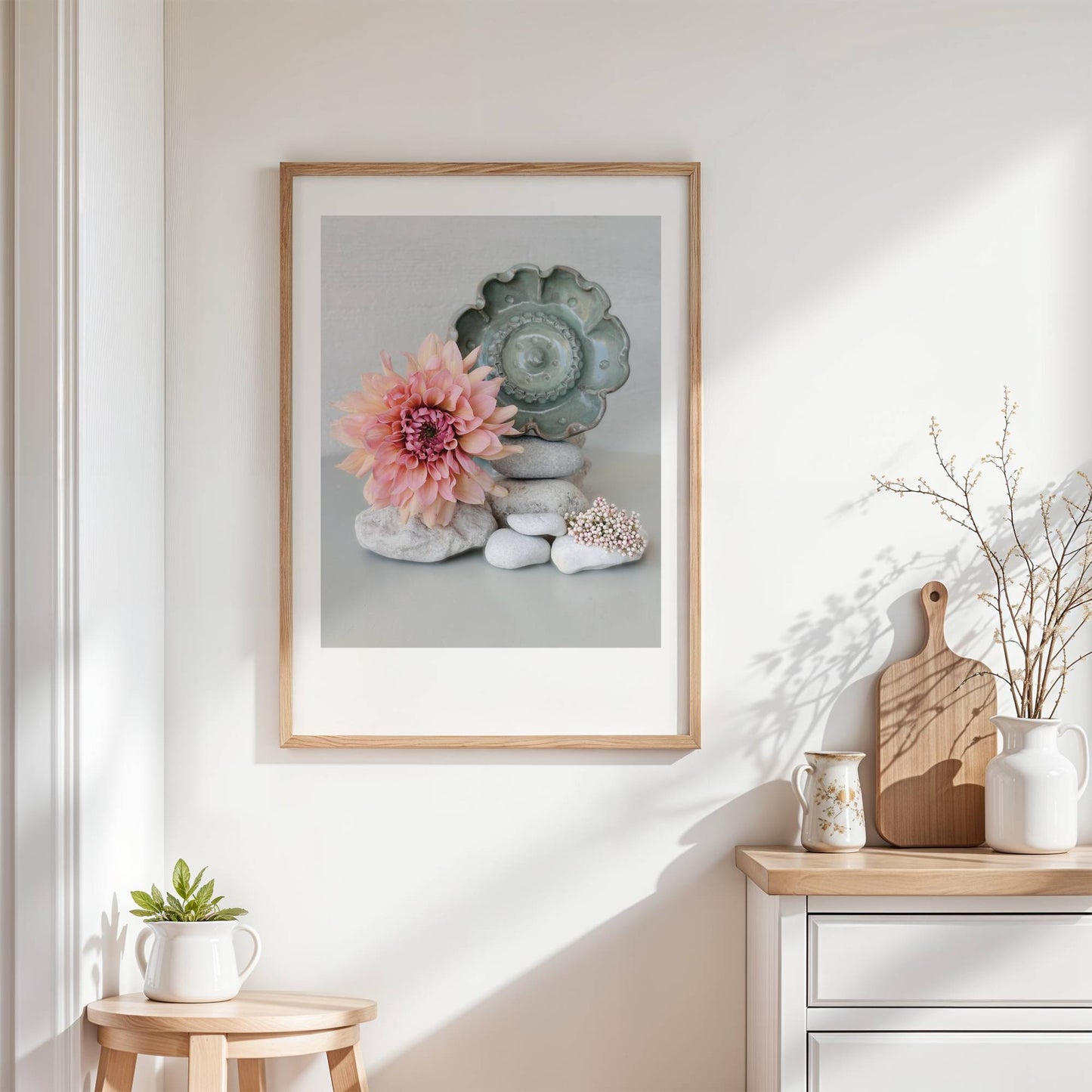 Stenar, blommor och bivattnare